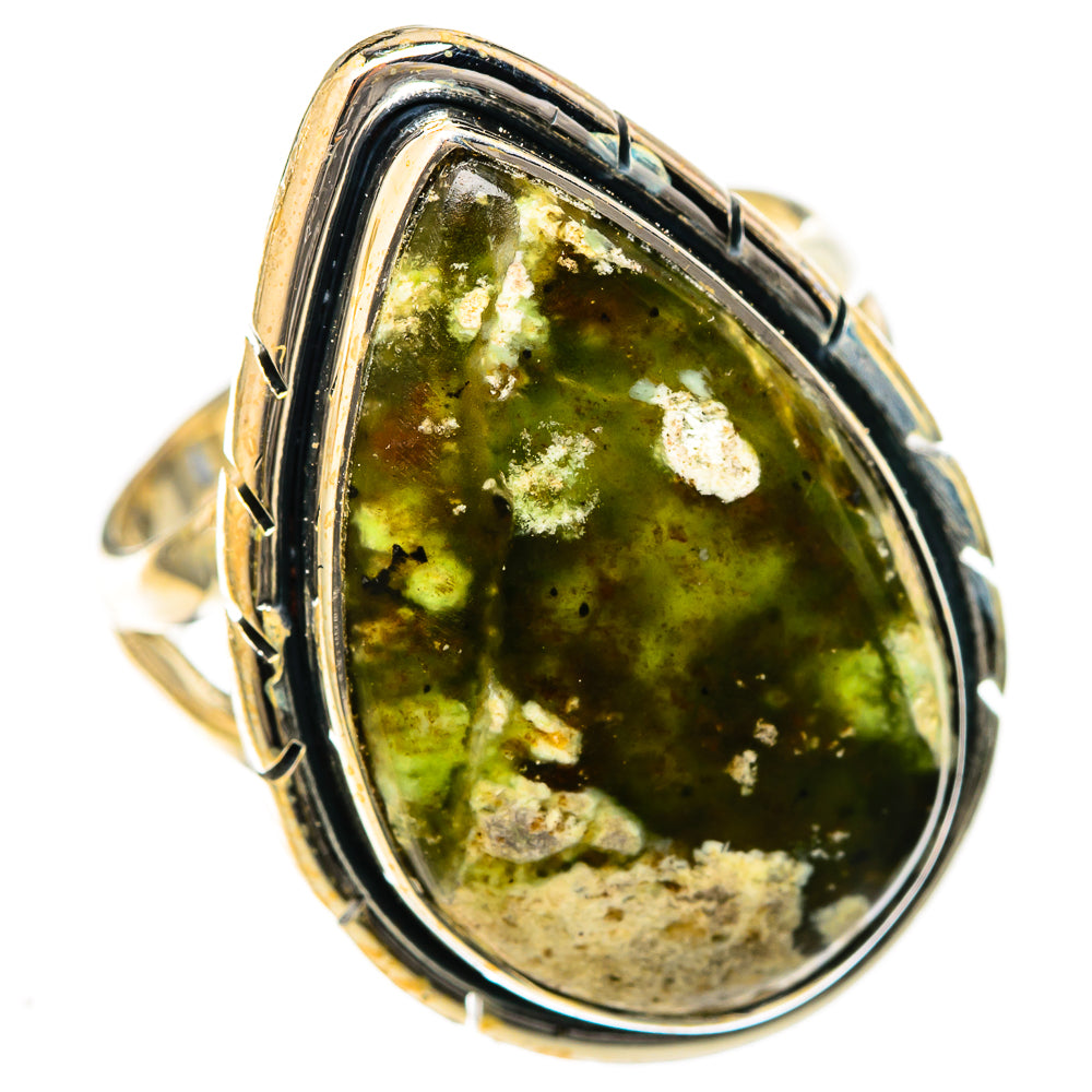 Australian Green Opal Rings handcrafted by Anasilvercos - RING122672 - Photo 2