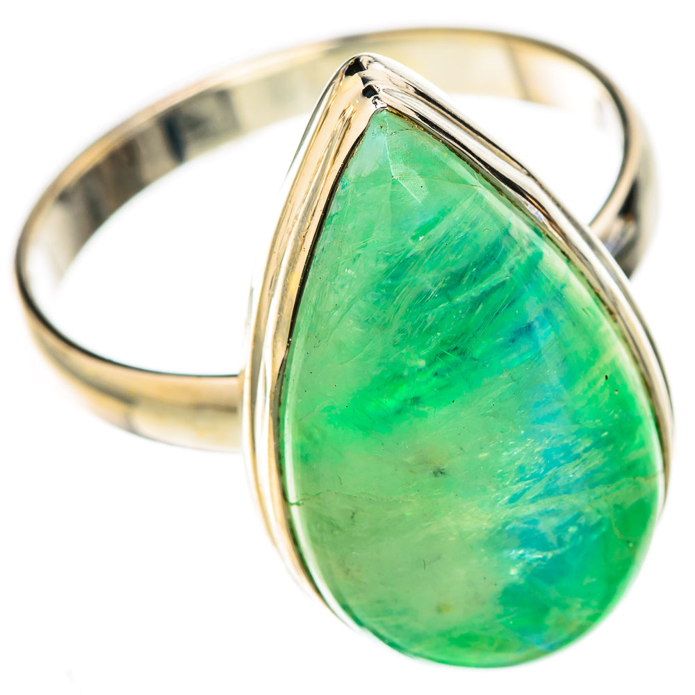 Green Moonstone Rings handcrafted by Anasilvercos - RING122680 - Photo 2