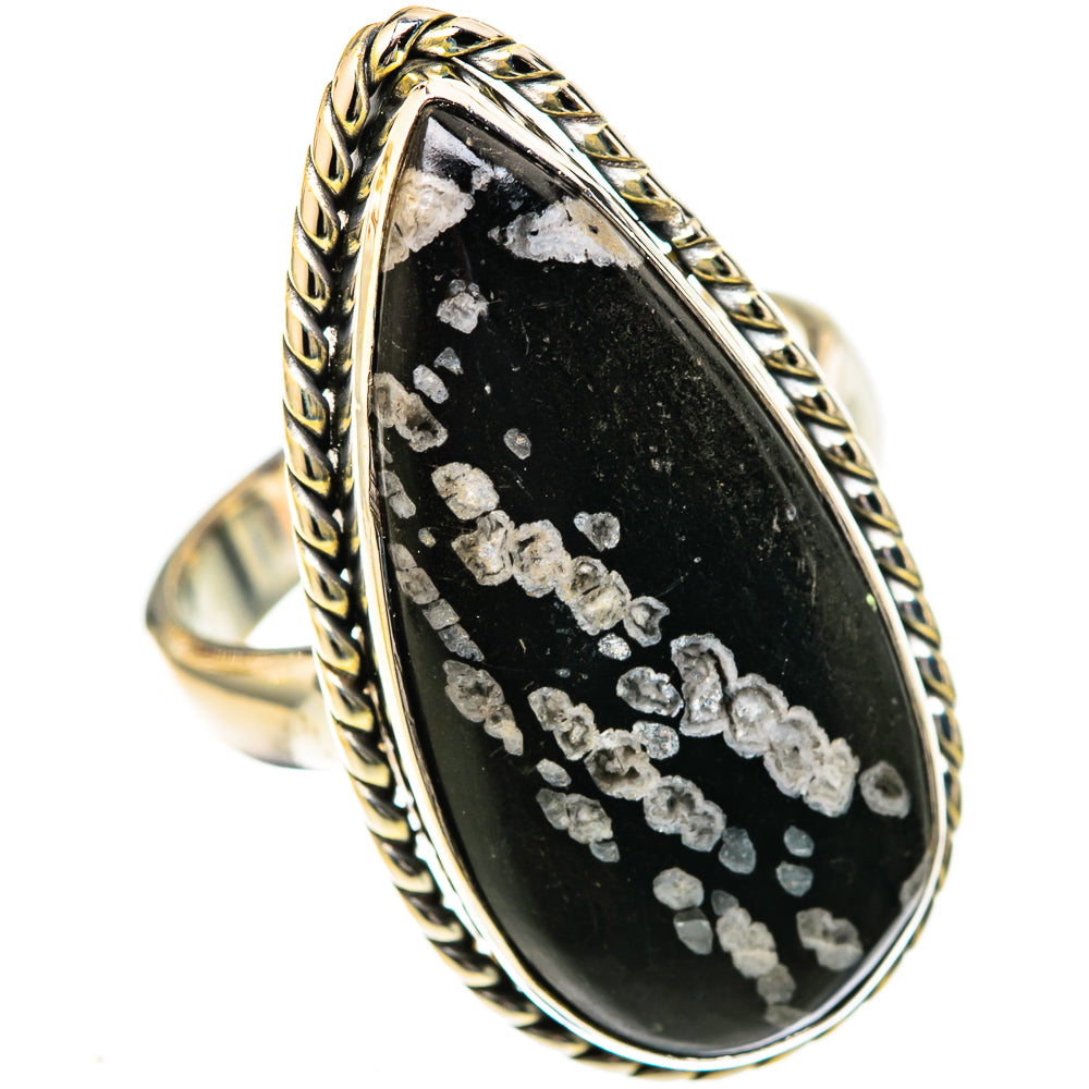 Chrysanthemum Stone Rings handcrafted by Anasilvercos - RING122727 - Photo 2