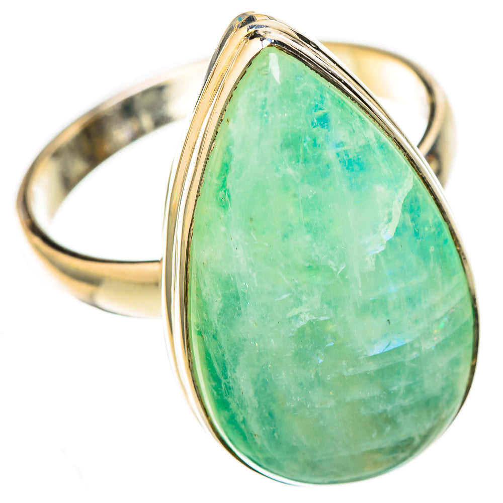 Green Moonstone Rings handcrafted by Anasilvercos - RING122752 - Photo 2