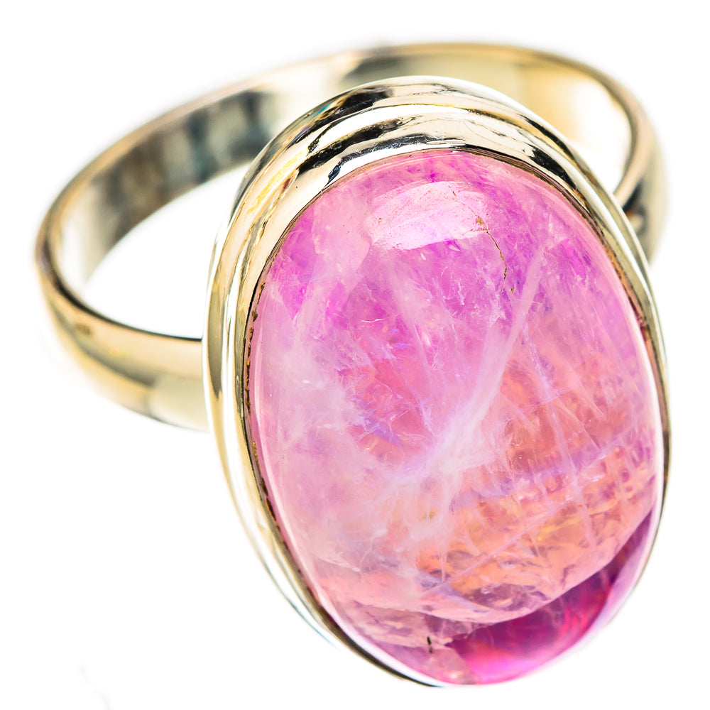 Pink Moonstone Rings handcrafted by Anasilvercos - RING122754 - Photo 2
