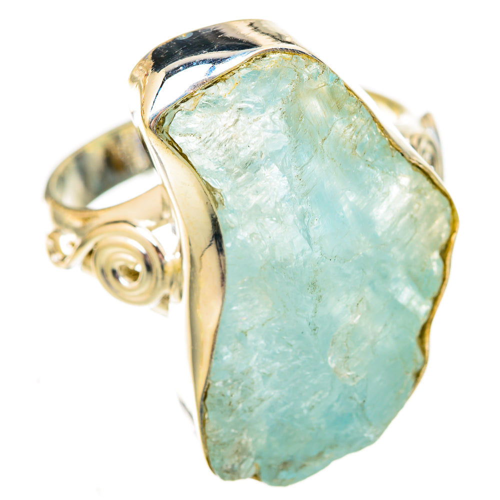 Aquamarine Rings handcrafted by Anasilvercos - RING122781 - Photo 2