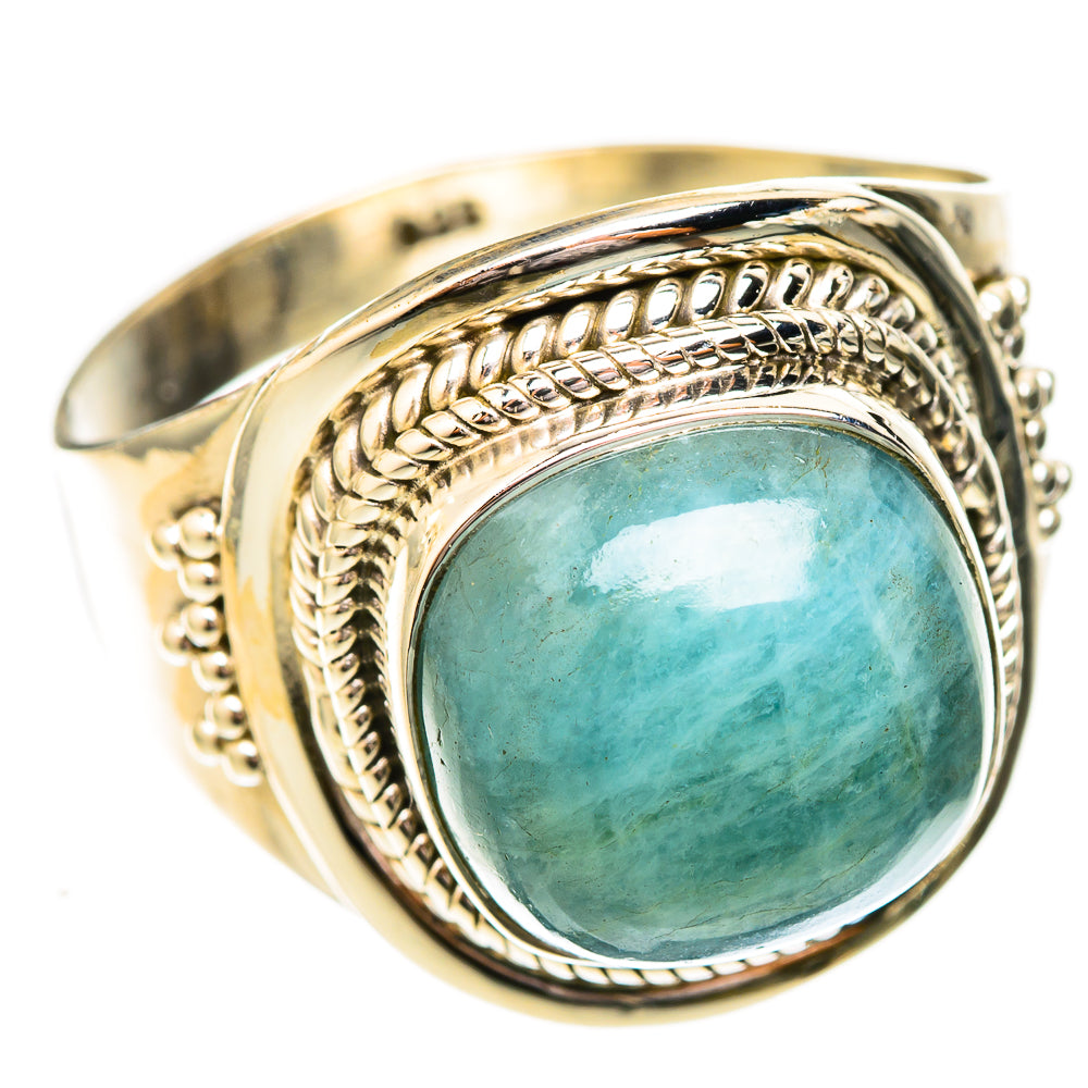 Aquamarine Rings handcrafted by Anasilvercos - RING122801 - Photo 2