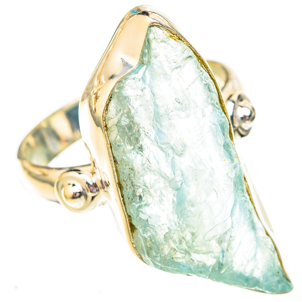 Aquamarine Rings handcrafted by Anasilvercos - RING122802 - Photo 2