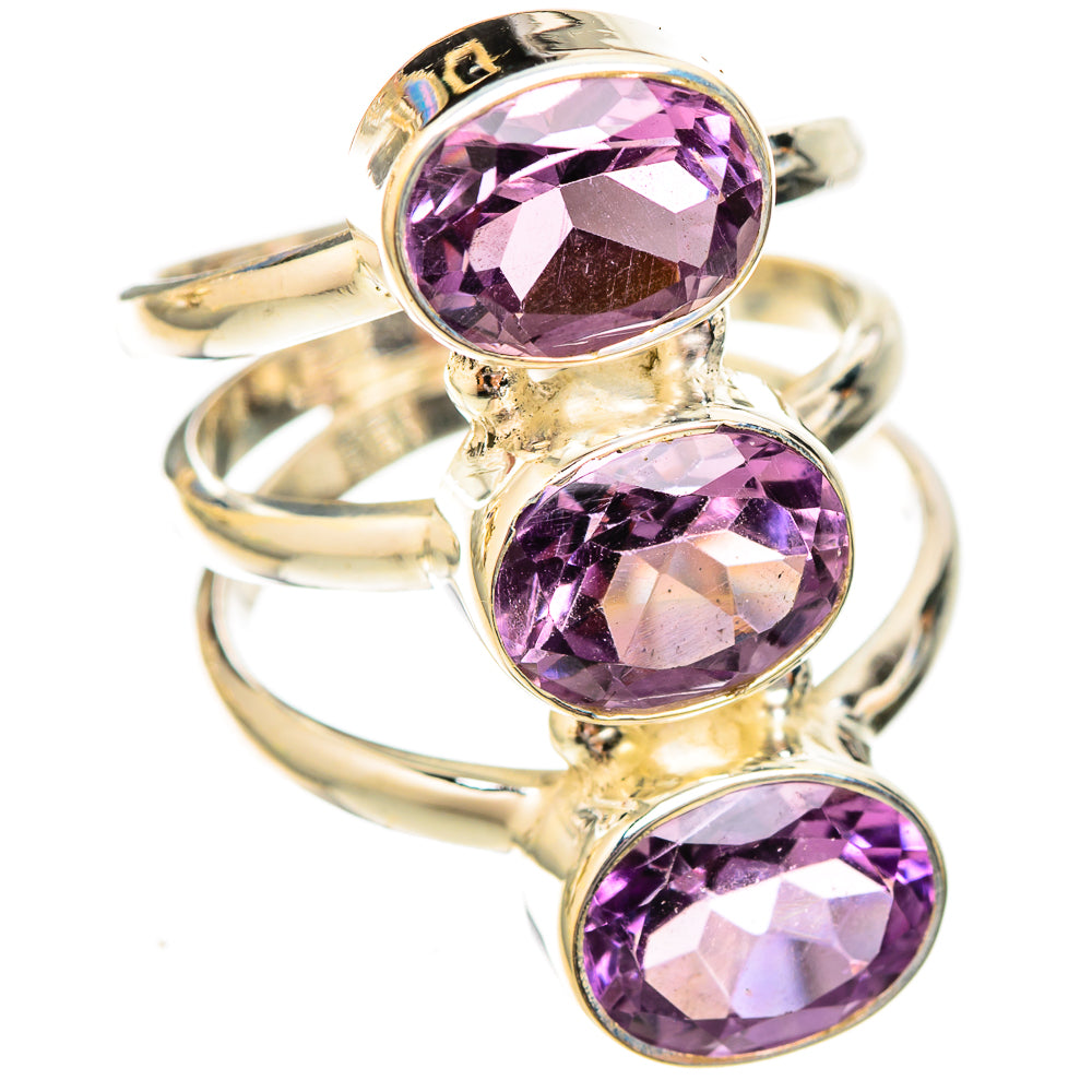 Amethyst Rings handcrafted by Anasilvercos - RING122832 - Photo 2