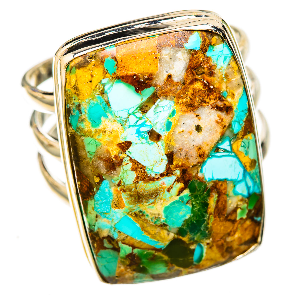 Chrysocolla Rings handcrafted by Anasilvercos - RING122834 - Photo 2