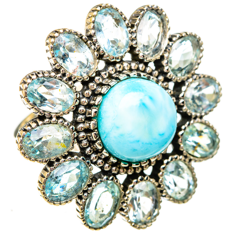 Larimar Rings handcrafted by Anasilvercos - RING122836 - Photo 2