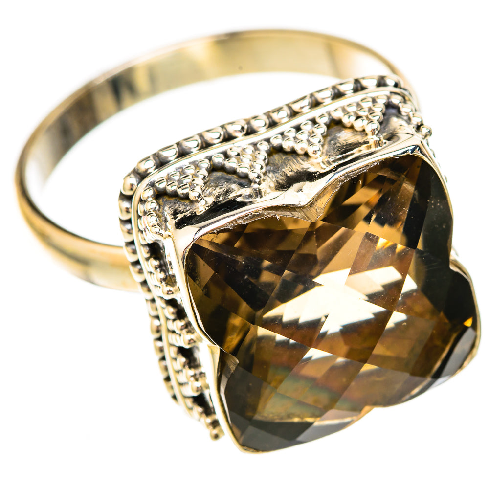 Smoky Quartz Rings handcrafted by Anasilvercos - RING122844 - Photo 2