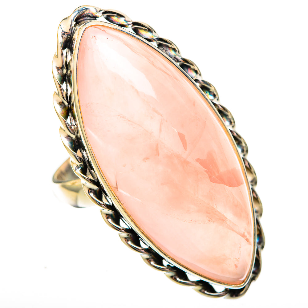 Rose Quartz Rings handcrafted by Anasilvercos - RING122845 - Photo 2
