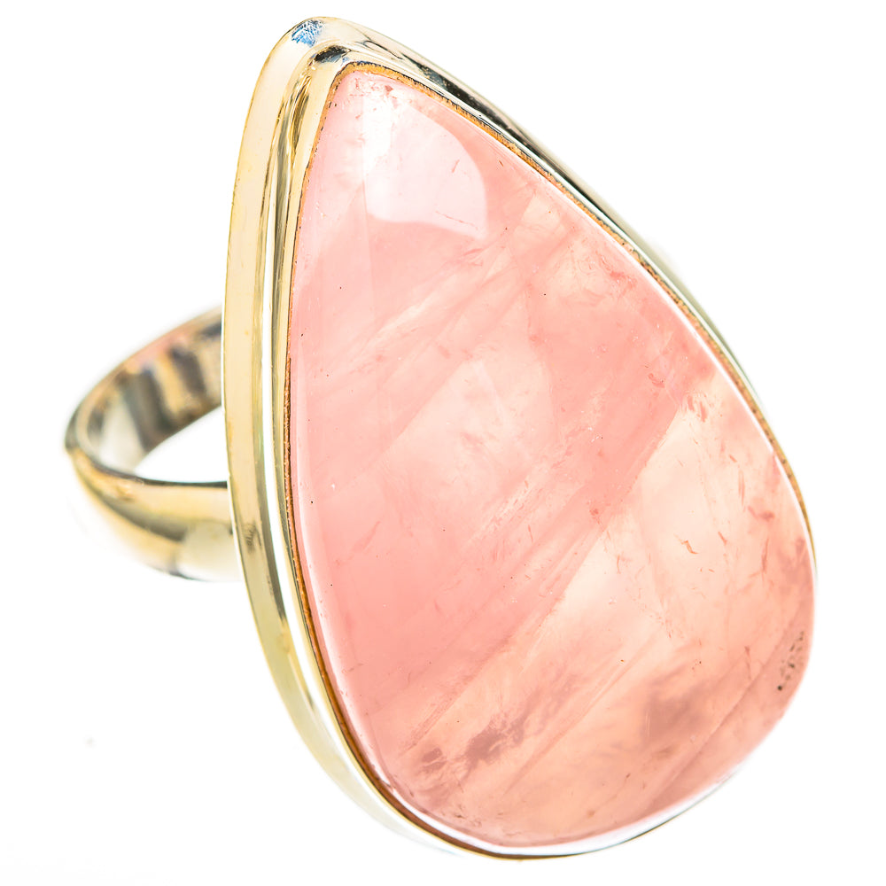 Rose Quartz Rings handcrafted by Anasilvercos - RING122846 - Photo 2