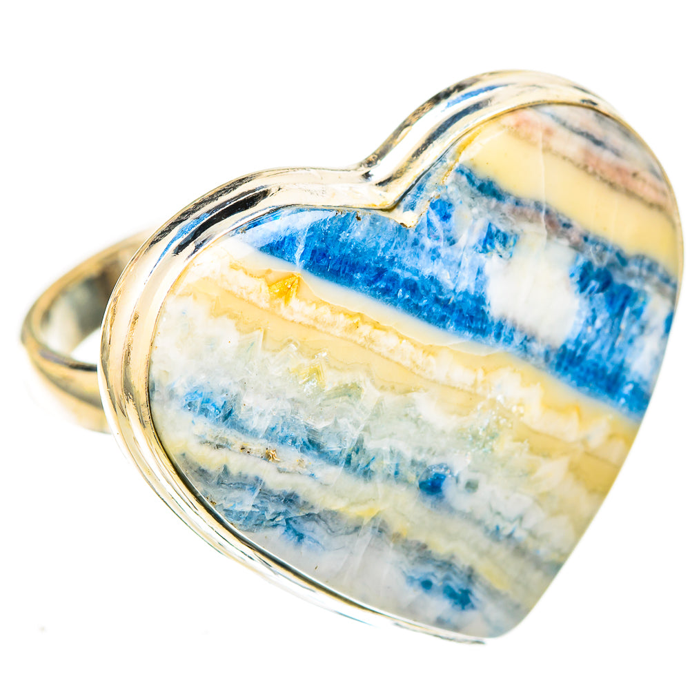 Blue Scheelite Rings handcrafted by Anasilvercos - RING122899 - Photo 2