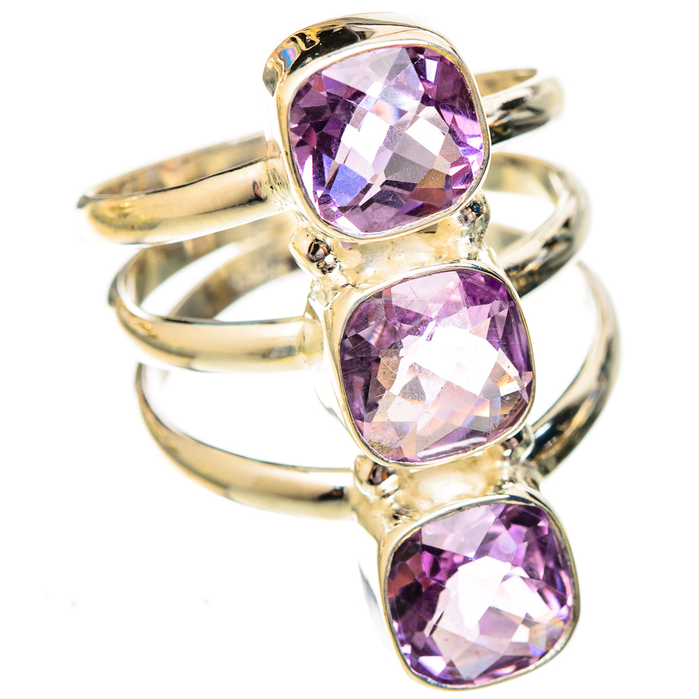 Amethyst Rings handcrafted by Anasilvercos - RING122925 - Photo 2