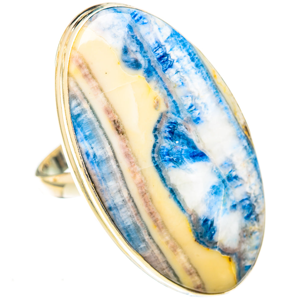 Blue Scheelite Rings handcrafted by Anasilvercos - RING122937 - Photo 2