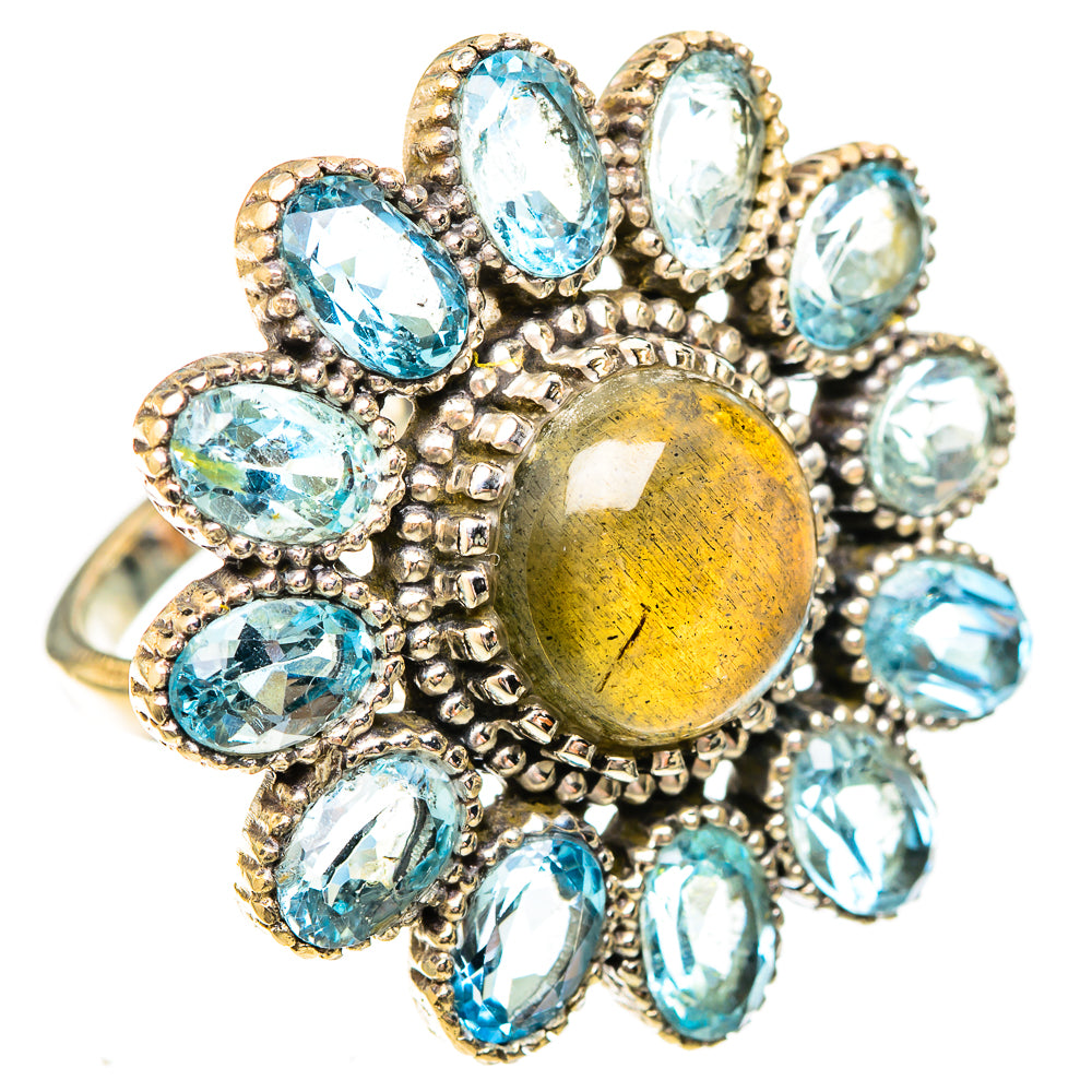 Labradorite Rings handcrafted by Anasilvercos - RING122942 - Photo 2