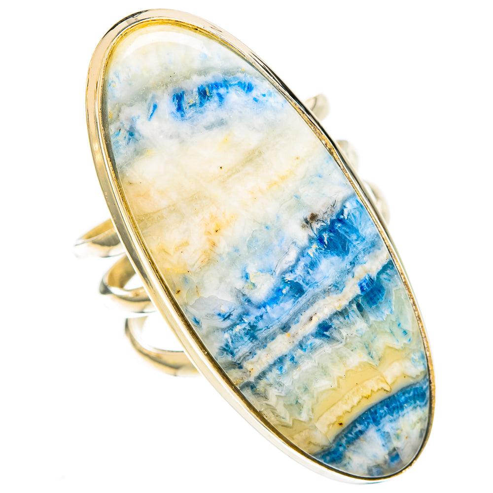 Blue Scheelite Rings handcrafted by Anasilvercos - RING122955 - Photo 2