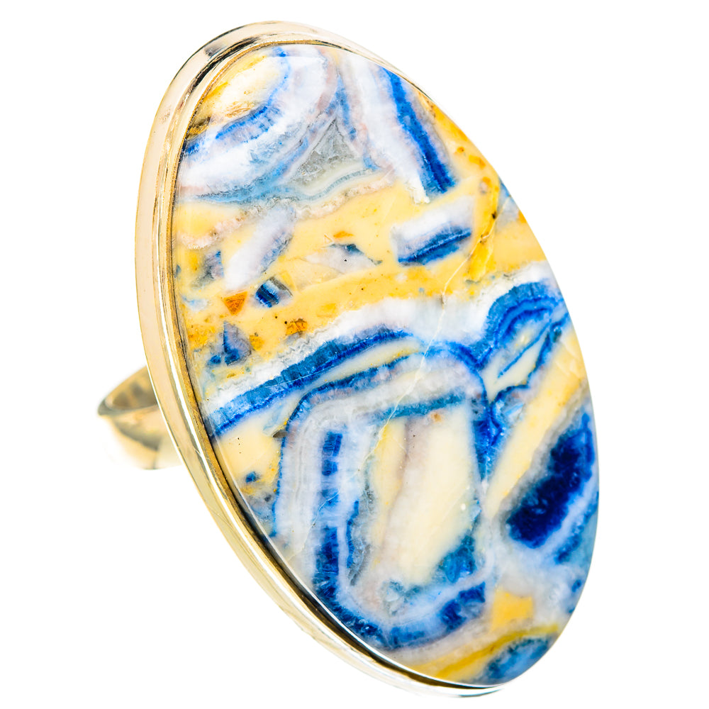 Blue Scheelite Rings handcrafted by Anasilvercos - RING122967 - Photo 2
