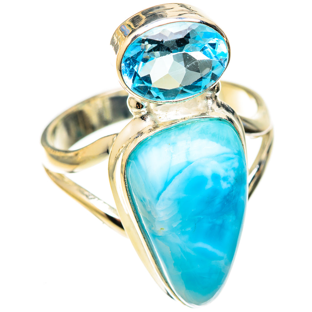 Larimar Rings handcrafted by Anasilvercos - RING122975 - Photo 2