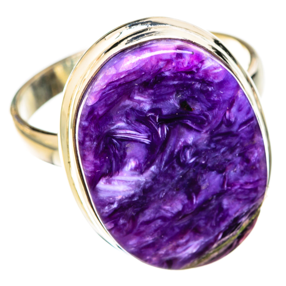 Charoite Rings handcrafted by Anasilvercos - RING122986 - Photo 2