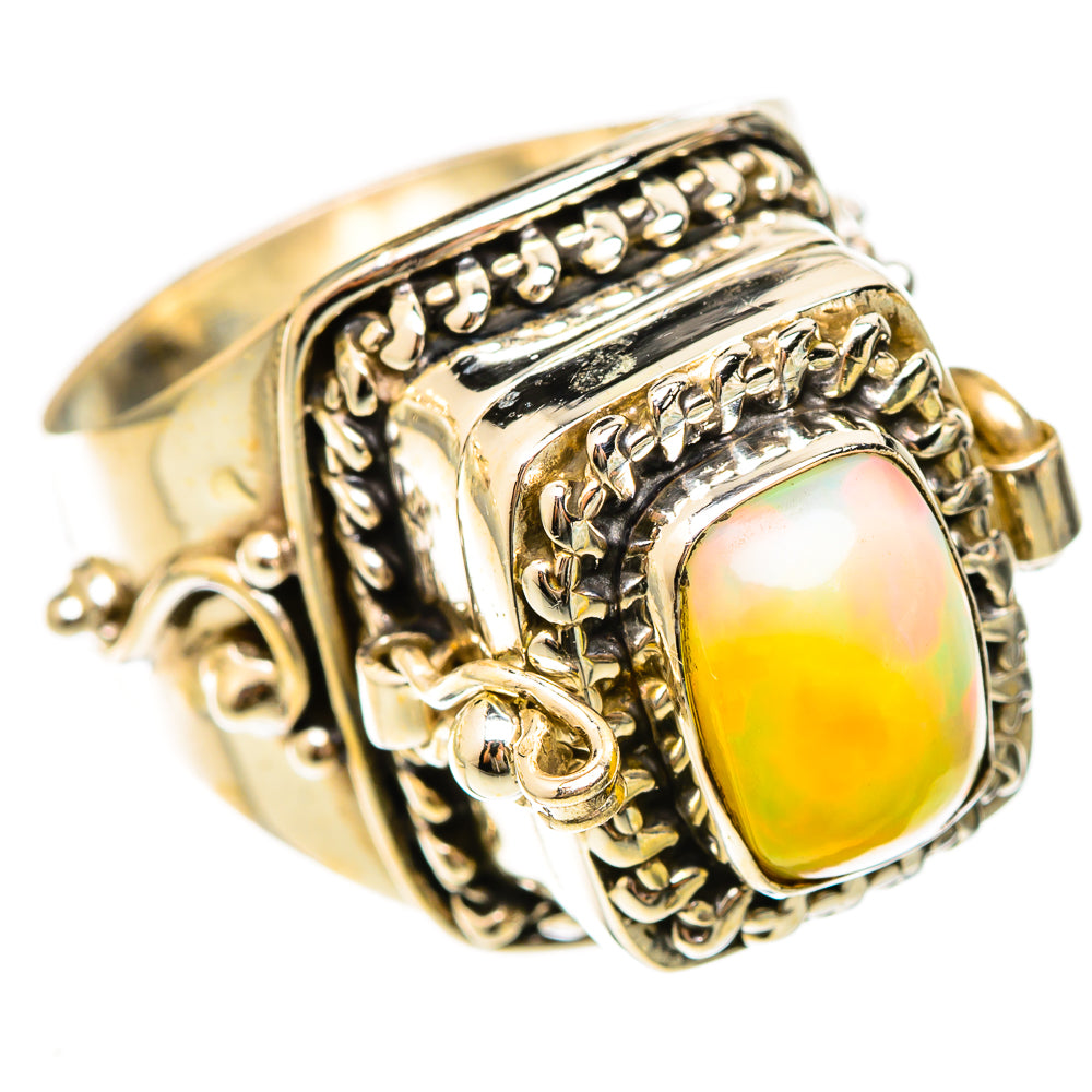 Ethiopian Opal Rings handcrafted by Anasilvercos - RING122992 - Photo 2