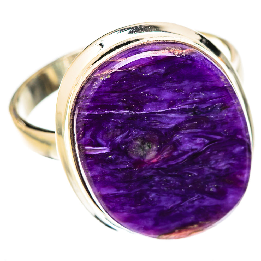 Charoite Rings handcrafted by Anasilvercos - RING123006 - Photo 2
