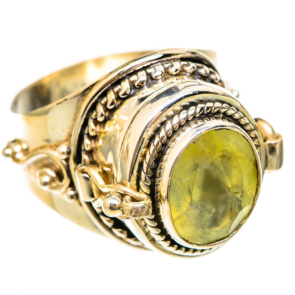 Prehnite Rings handcrafted by Anasilvercos - RING123043 - Photo 2