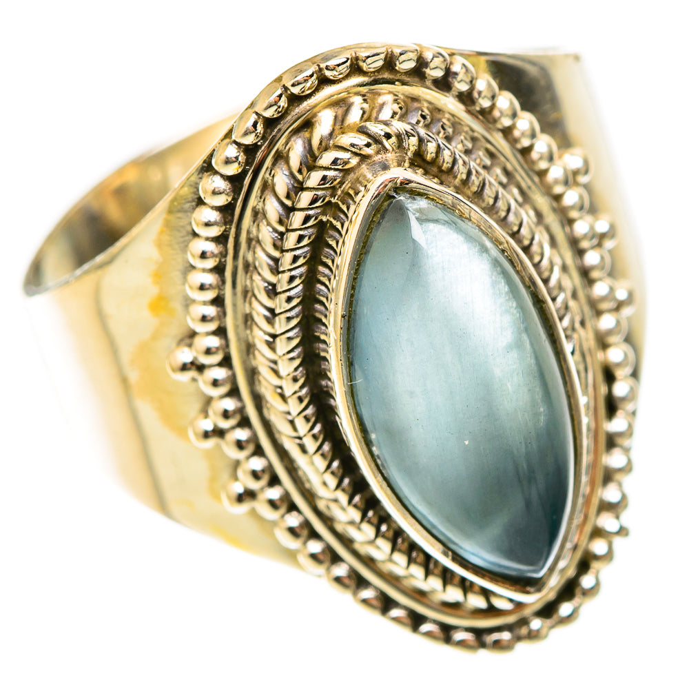 Aquamarine Rings handcrafted by Anasilvercos - RING123056 - Photo 2