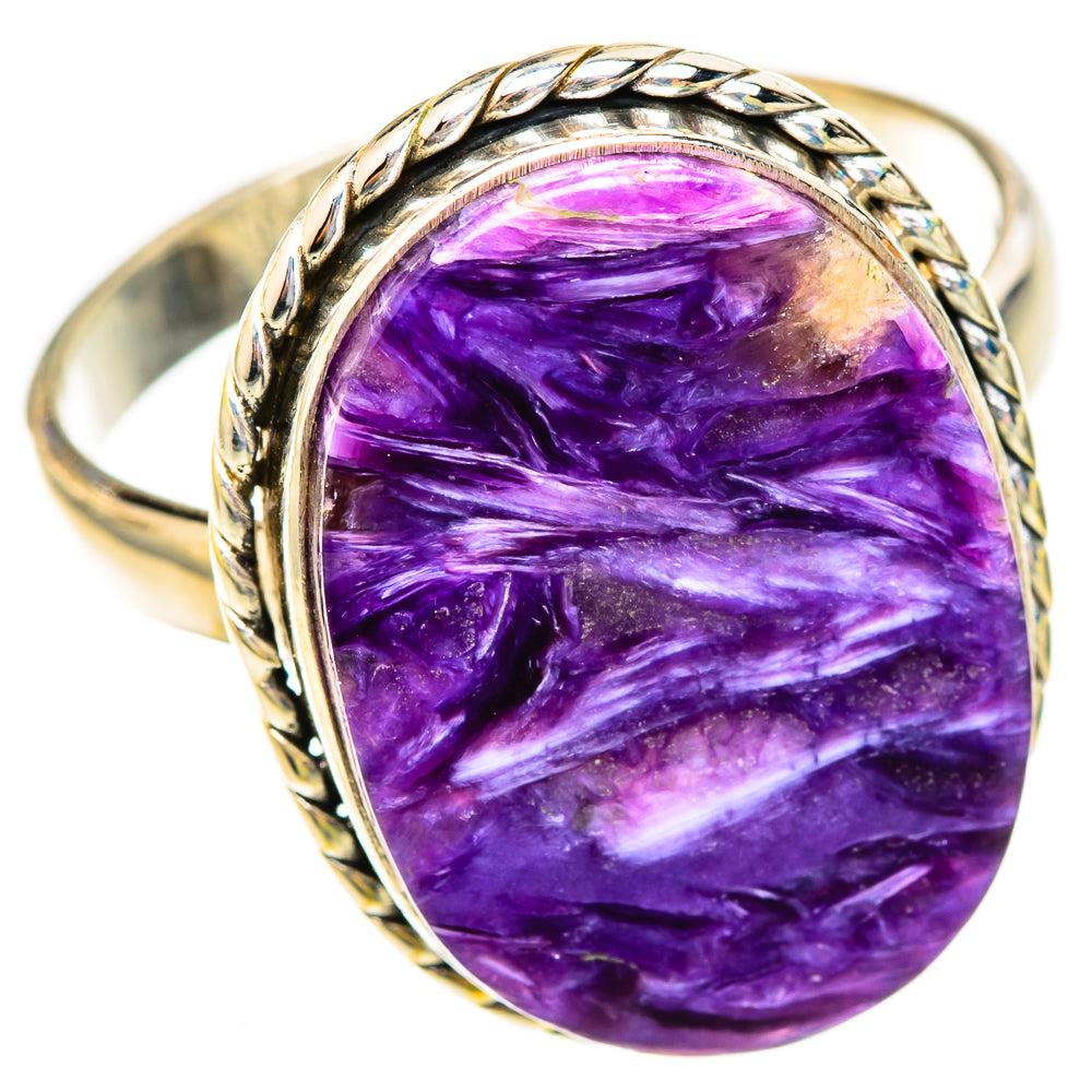 Charoite Rings handcrafted by Anasilvercos - RING123064 - Photo 2