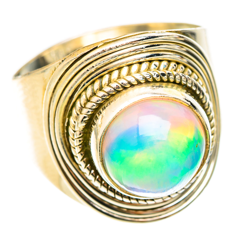 Ethiopian Opal Rings handcrafted by Anasilvercos - RING123069 - Photo 2