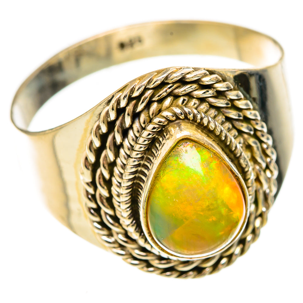 Ethiopian Opal Rings handcrafted by Anasilvercos - RING123070 - Photo 2