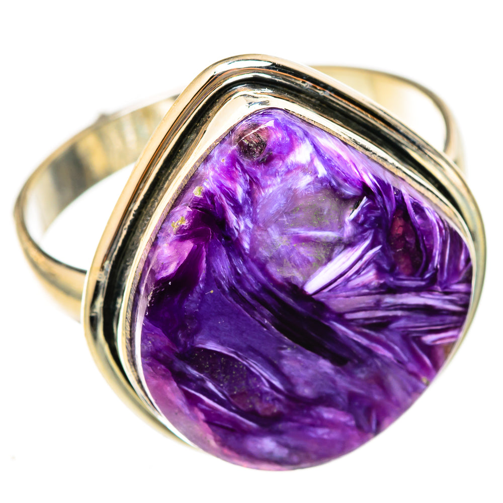 Charoite Rings handcrafted by Anasilvercos - RING123083 - Photo 2