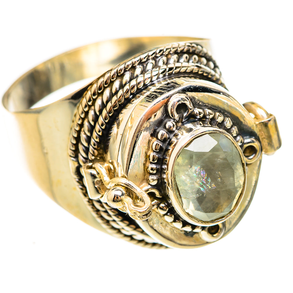 Rainbow Moonstone Rings handcrafted by Anasilvercos - RING123096 - Photo 2