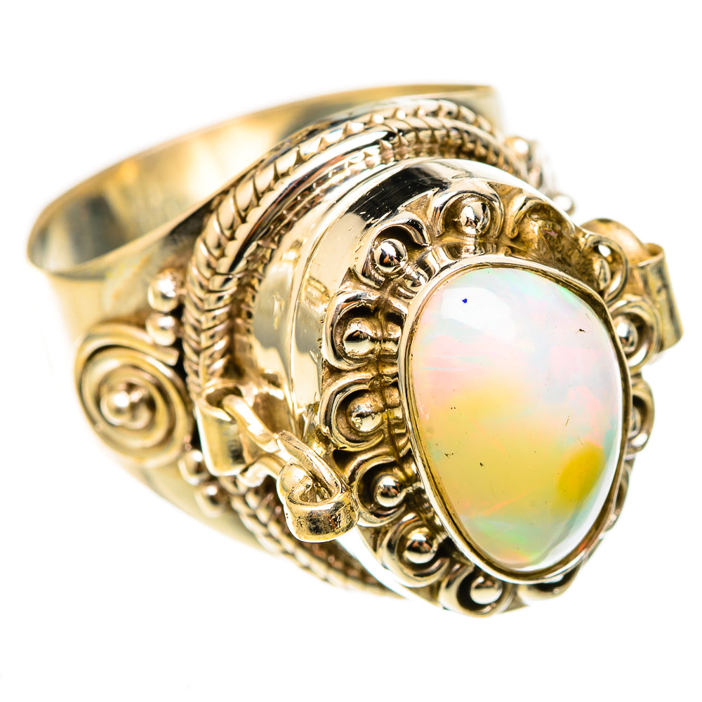 Ethiopian Opal Rings handcrafted by Anasilvercos - RING123104 - Photo 2