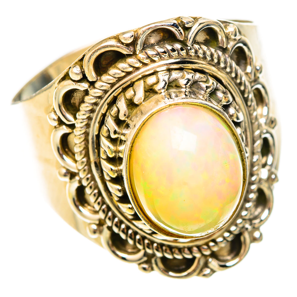 Ethiopian Opal Rings handcrafted by Anasilvercos - RING123121 - Photo 2