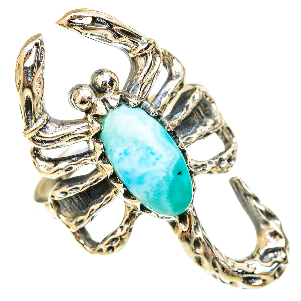 Larimar Rings handcrafted by Anasilvercos - RING123122 - Photo 2