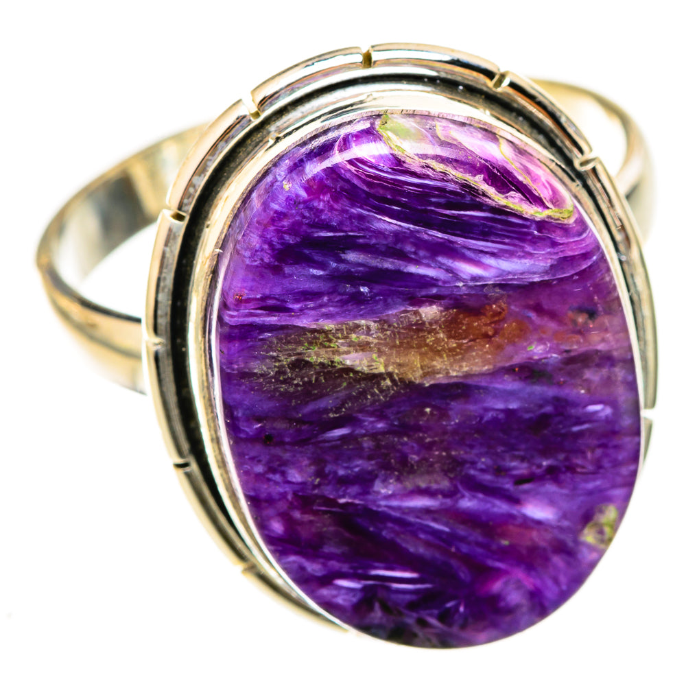 Charoite Rings handcrafted by Anasilvercos - RING123131 - Photo 2
