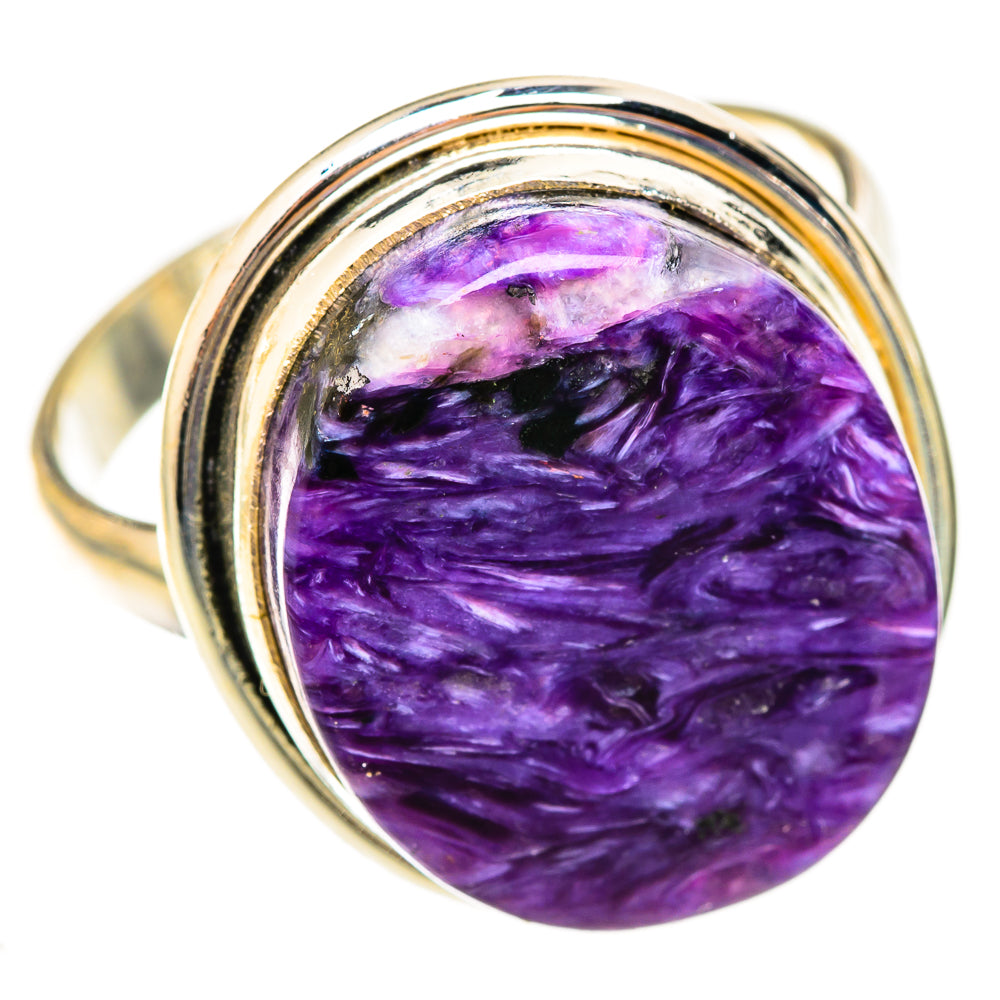 Charoite Rings handcrafted by Anasilvercos - RING123146 - Photo 2