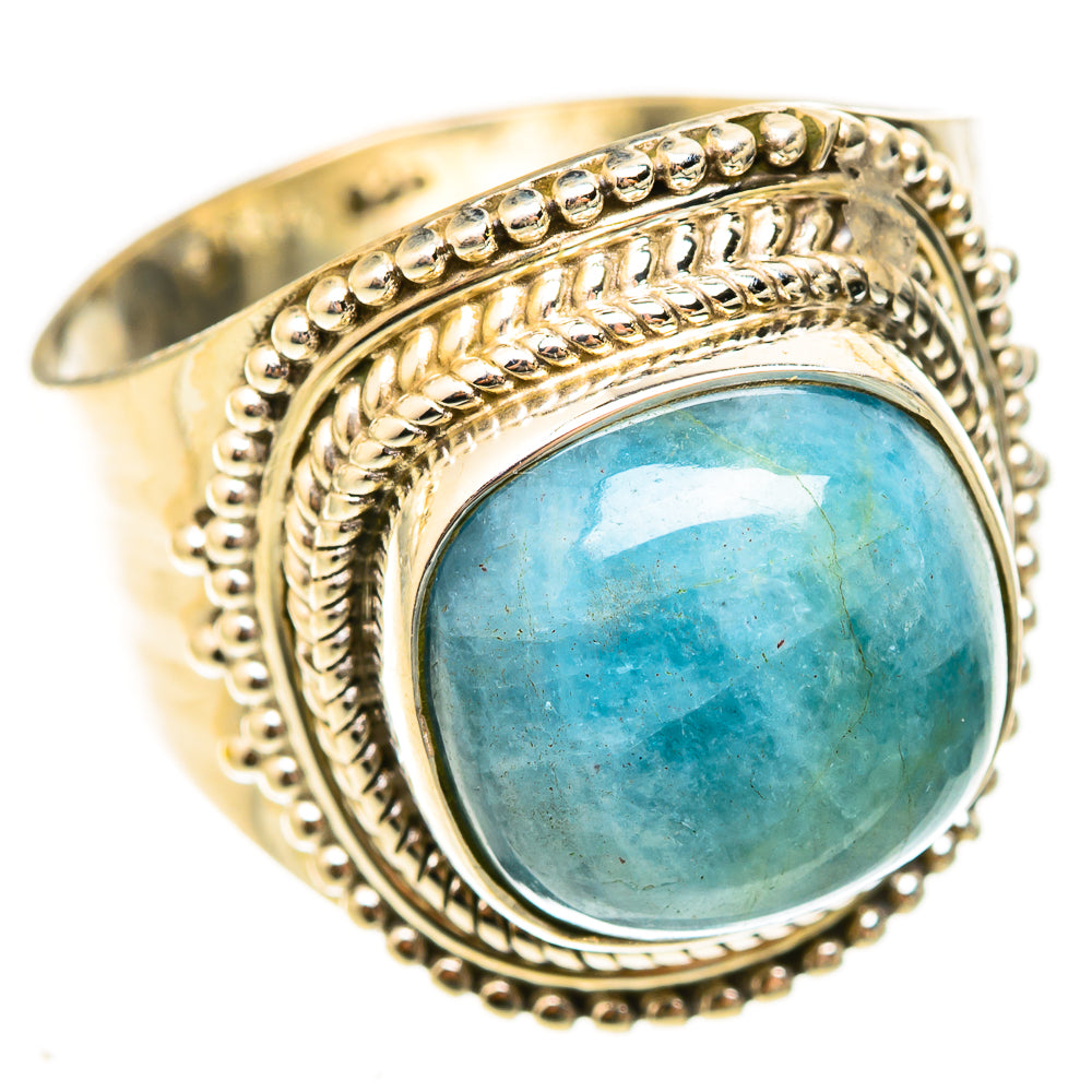 Aquamarine Rings handcrafted by Anasilvercos - RING123161 - Photo 2