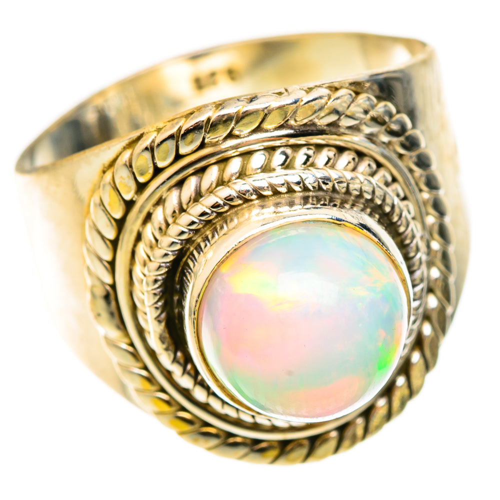 Ethiopian Opal Rings handcrafted by Anasilvercos - RING123169 - Photo 2
