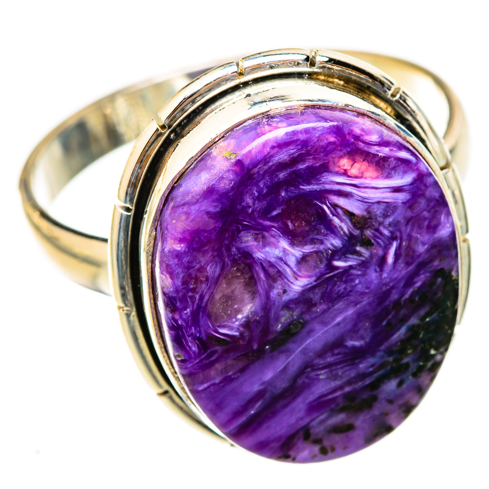Charoite Rings handcrafted by Anasilvercos - RING123183 - Photo 2