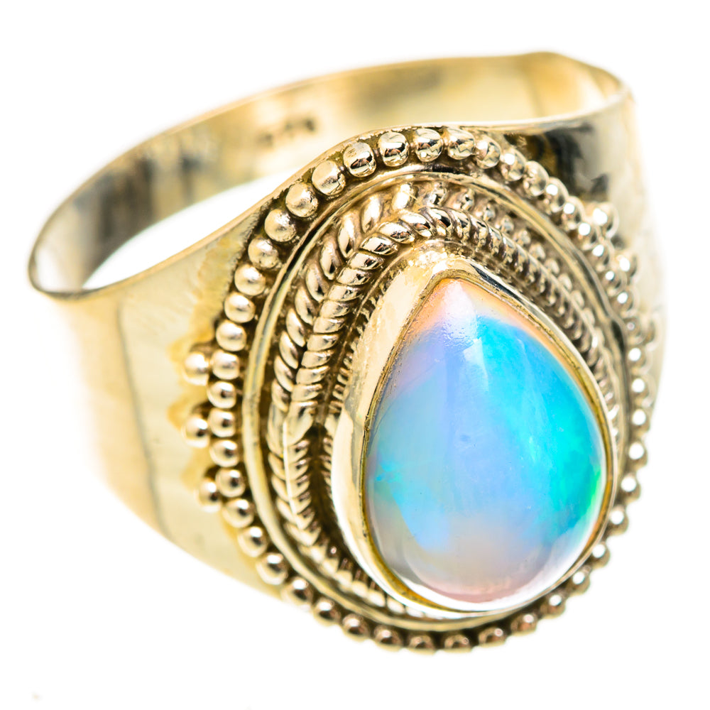 Ethiopian Opal Rings handcrafted by Anasilvercos - RING123185 - Photo 2