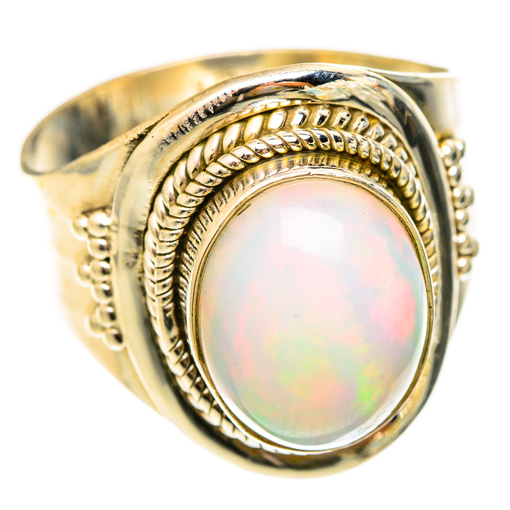 Ethiopian Opal Rings handcrafted by Anasilvercos - RING123204 - Photo 2