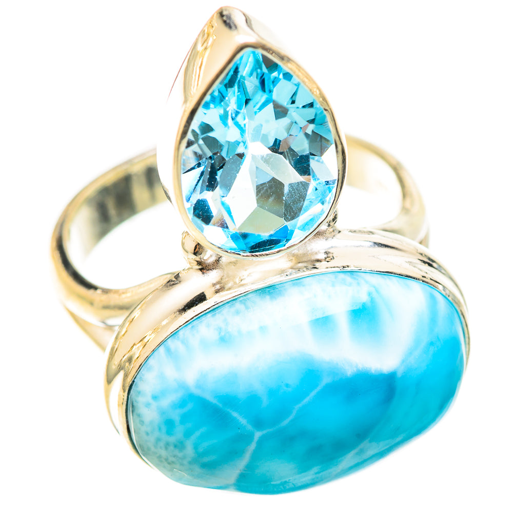 Larimar Rings handcrafted by Anasilvercos - RING123209 - Photo 2