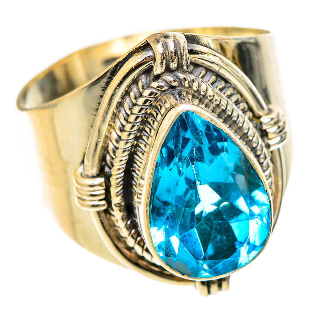 Blue Topaz Rings handcrafted by Anasilvercos - RING123213 - Photo 2