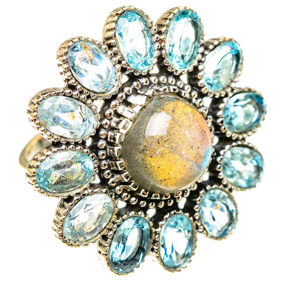 Labradorite Rings handcrafted by Anasilvercos - RING123248 - Photo 2