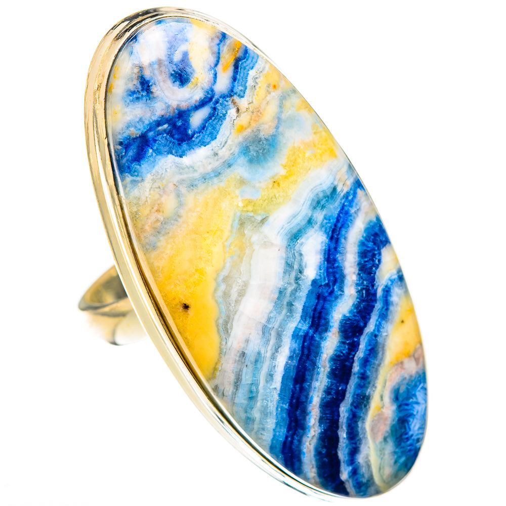 Blue Scheelite Rings handcrafted by Anasilvercos - RING123261 - Photo 2