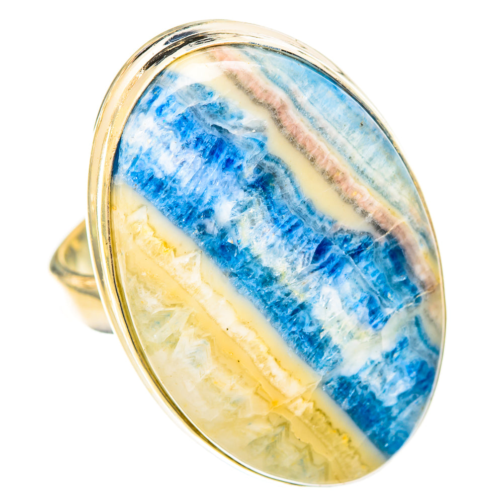Blue Scheelite Rings handcrafted by Anasilvercos - RING123277 - Photo 2
