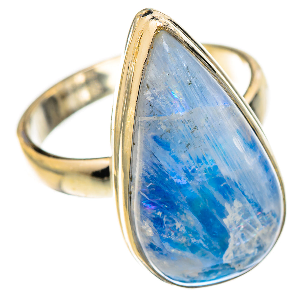 Rainbow Moonstone Rings handcrafted by Anasilvercos - RING123308 - Photo 2