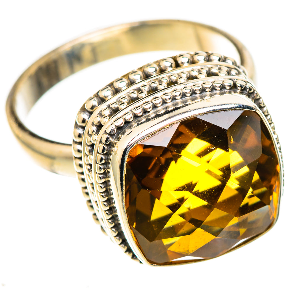 Mandarin Citrine Rings handcrafted by Anasilvercos - RING123314 - Photo 2