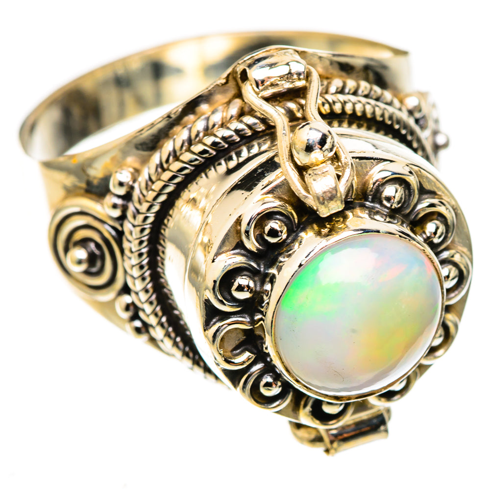 Ethiopian Opal Rings handcrafted by Anasilvercos - RING123344 - Photo 2