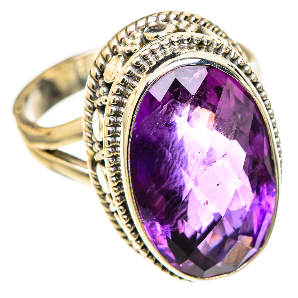 Amethyst Rings handcrafted by Anasilvercos - RING123359 - Photo 2